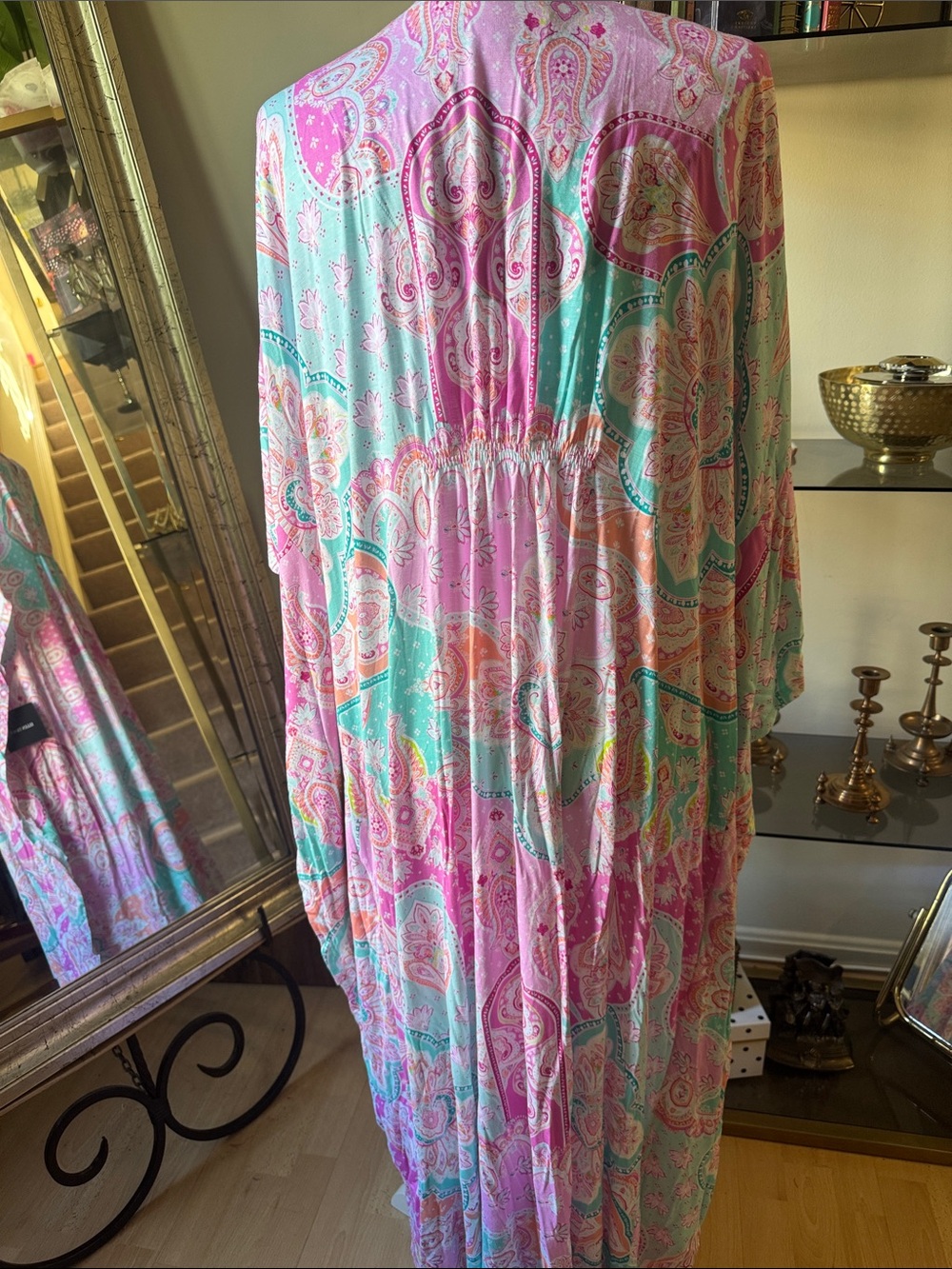 Ellen Tracy MooMoo, Nightgown, Maxi Dress Beach Coverup. size 2X - Picture 5 of 7